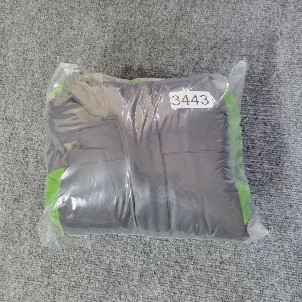 The Childrens Place Jacket‎ Boys XS 4 Gray Green Hooded Puffer Coat Snow Winter